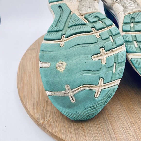 Brooks Ghost 15 Running Shoes Womens 8 Blue Mesh Trainers Sneakers - Picture 13 of 15